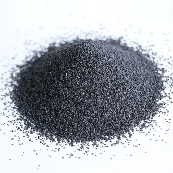 Materiale Abrasivo Smeriglio Nero per Sabbiatura al Carburo Cementato